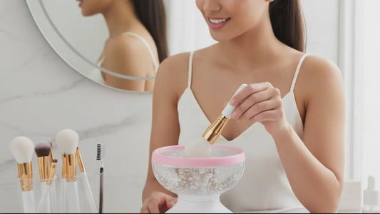 منظف فرش المكياج الأوتوماتيكي